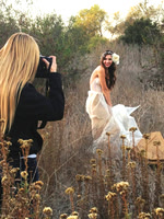 Behind the scenes - Emily Soto Fashion Shoot