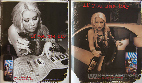 National Wine Campaign for the label "if you see kay".